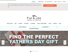 Tablet Screenshot of floandjoe.co.uk
